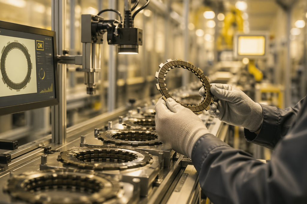 High quality motorcycle brake shoes and clutch plates manufacturing process at JSP Brakes