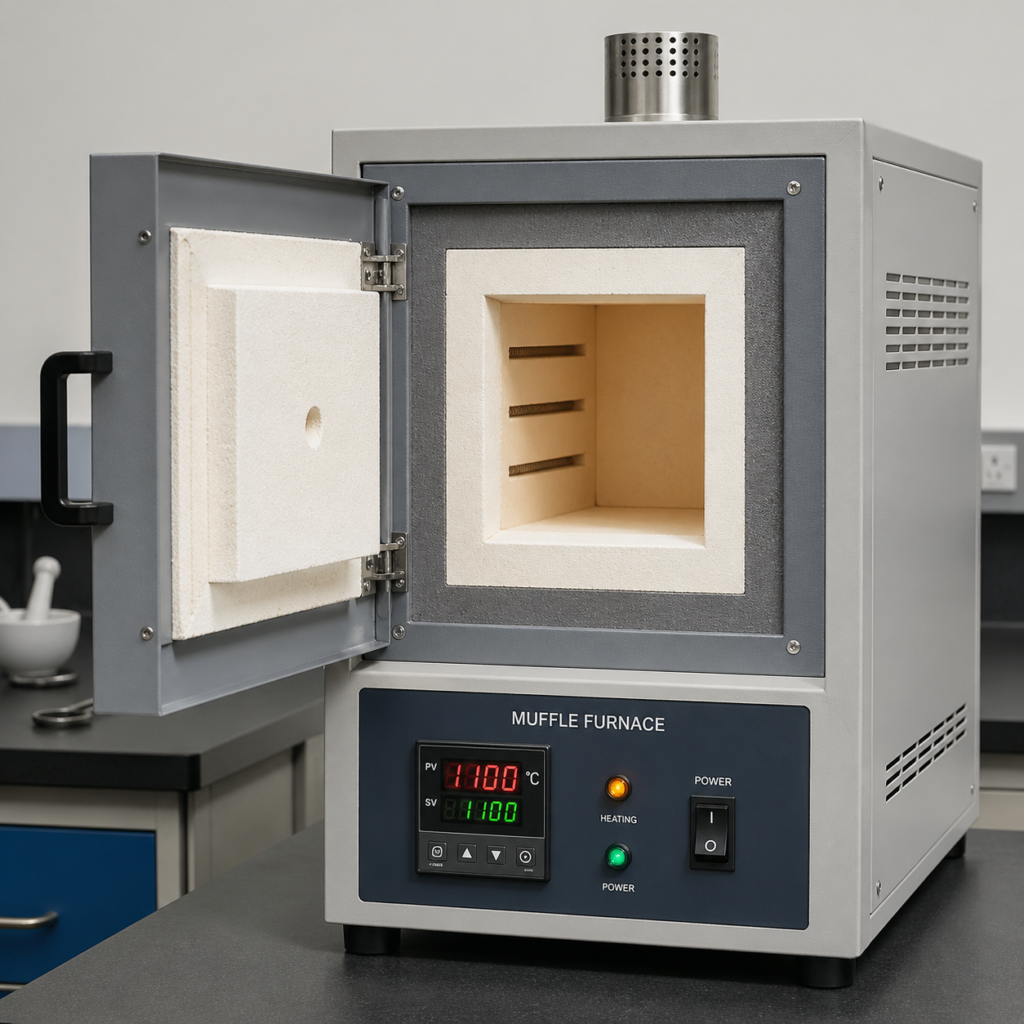 Muffle Furnace M-FUR for high temperature material testing at JSP Brakes & Clutches